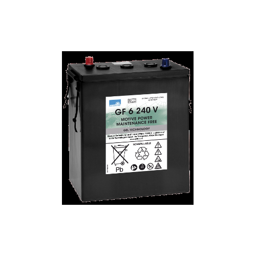 GF06240V Sonnenschein Gel Traction Battery GF-V, 6V 270Ah, 1 Year Warranty